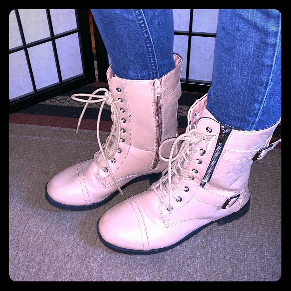 Cute combat booties